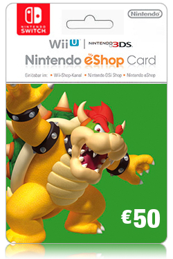 50 euro nintendo eshop card