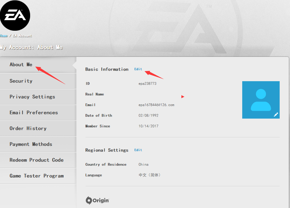 How To Update Ea Account Information - business mmocs roblox